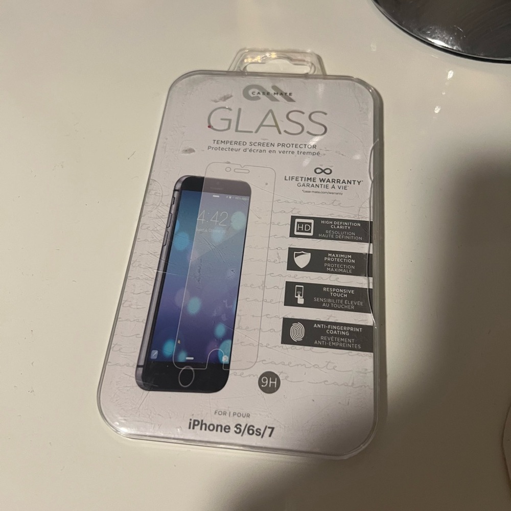 Case-Mate Glass Screen Protector for iPhone S/6s/7 - Clear